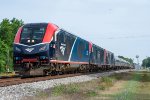 AMTK 322 leads the Silver Meteor south through Folkston 